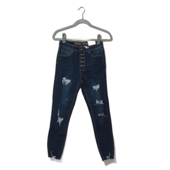 NWT High rise gogo jeans size 7 - Picture 1 of 16